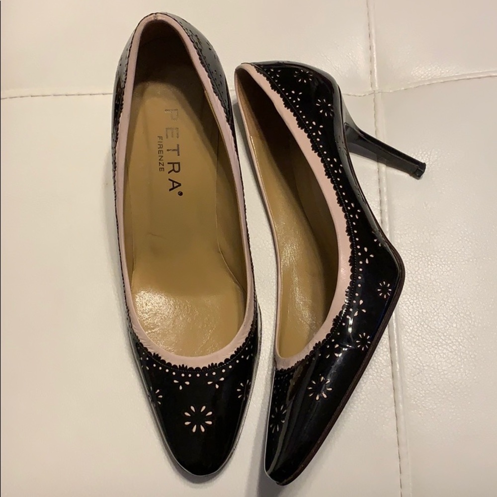 Petra Firenze leather heels, pumps, shoes.